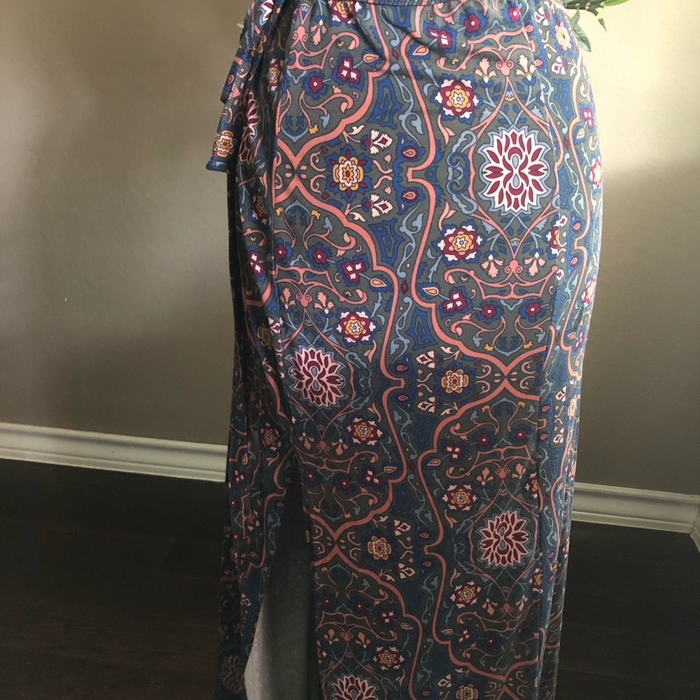 Boho Floral Maxi Skirt